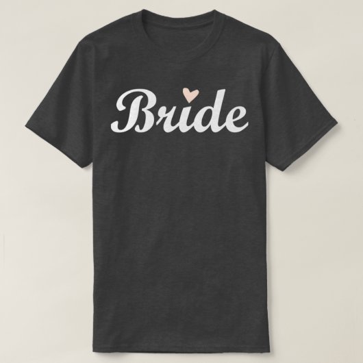 花嫁のロゴ(白) Tシャツ (デザイン正面)