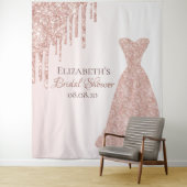 花嫁のローズゴールドのドレス名 タペストリー (インサイチュ)