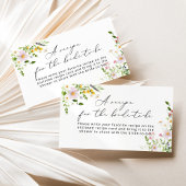 花嫁のワイルドフラワーレシピ エンクロージャーカード