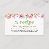 花嫁のワイルドフラワーレシピ エンクロージャーカード (正面)