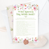 花嫁のワイルドフラワー最高ののブライダルのゲームを知っている