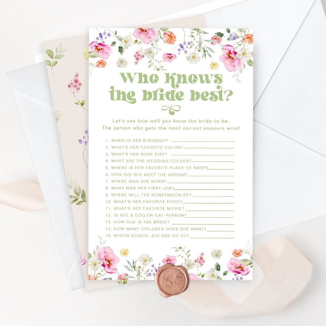 花嫁のワイルドフラワー最高ののブライダルのゲームを知っている (クリエイターアップロード済み)