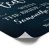 花嫁のワインナビーウェディングシャワーのお茶会にしよう ポスター (角)