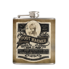 花嫁のヴィンテージ足ウォーマー フラスク
