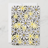 花嫁のヴェール モノグラム 黒板 ブライダルシャワー 招待状 (裏面)