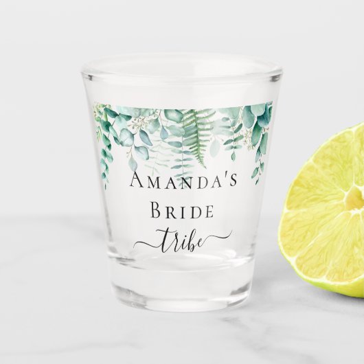 花嫁の一族 ユーカリのグリーン フェンス 森林 ショットグラス (正面)