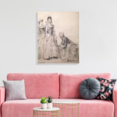 花嫁の世話 キャンバスプリント (インサイチュ (リビング))