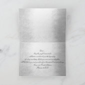 花嫁の両親おめでとうシルバーグラム カード (内部)