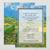 花嫁の両親からの招待 招待状 (正面/裏面)