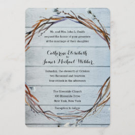 花嫁の両親が主催する結婚式招待状 招待状