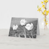 花嫁の両親への結婚祝いカード カード (黄色い花)