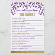 花嫁の事は知ってる？ゲーム