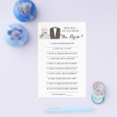 花嫁の事は知ってる?B & Gゲームカード チラシ (シングル)