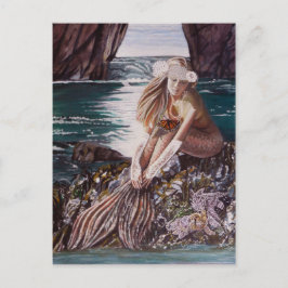 花嫁の人魚はがき ポストカード