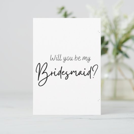 花嫁の介添え人にお願いするカード セーブザデート (スタンド正面)