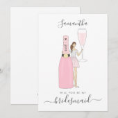 花嫁の介添え人になってくれますか カード (正面/裏面)