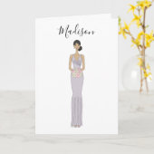 花嫁の介添え人になってくれる？ プロポーズカード カード (黄色い花)