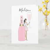 花嫁の介添え人になってくれる？　提案カード カード (黄色い花)