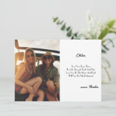 花嫁の介添え人カスタム提案カードテンプレート 招待状 (スタンド正面)