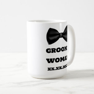 花嫁の介添え人名前 groom's 女性 ウェディング マグカップ