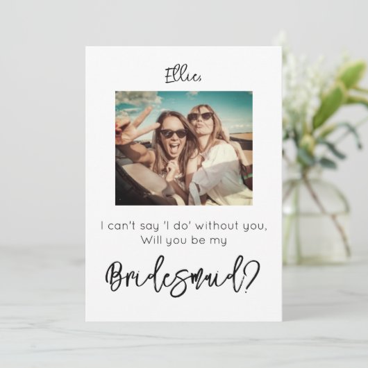 花嫁の介添え人提案カード セーブザデート (スタンド正面)