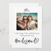 花嫁の介添え人提案カード セーブザデート (正面/裏面)