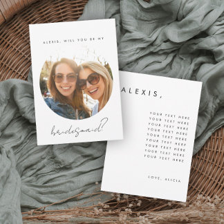 花嫁の介添え人提案カード 招待状