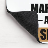 花嫁の介添え人用Tシャツ 酔っ払い独身最後の夜 結婚式 マウスパッド (コーナー)