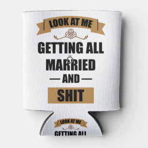 花嫁の介添え人用Tシャツ 酔っ払い独身最後の夜 結婚式 缶クーラー