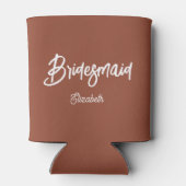 花嫁の介添え人 テラコッタ 結婚式 ブラウン 缶クーラー (裏面)