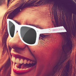 花嫁の介添え人 フラワーファン フェア プラスチック サングラス