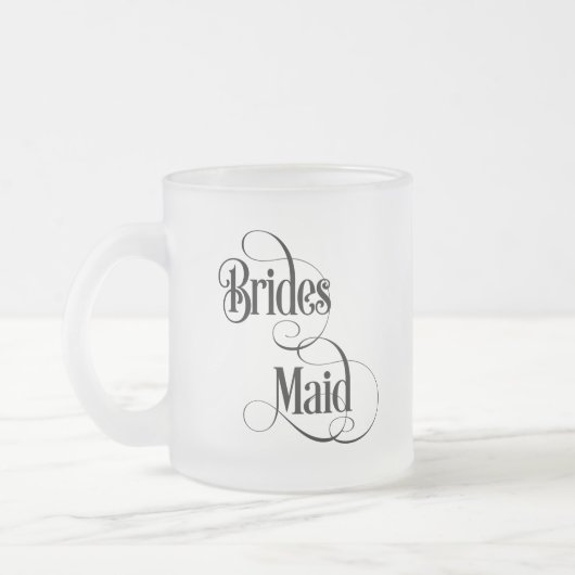 花嫁の介添え人 フロストグラスマグカップ (左)