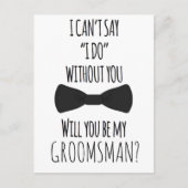 花嫁の介添え人 花婿の介添え人 プロポーズ カード あなたは私の (正面)