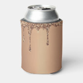 花嫁の介添え人 銅 ゴールド ドリップ グリッター 結婚式 缶クーラー (缶裏面)