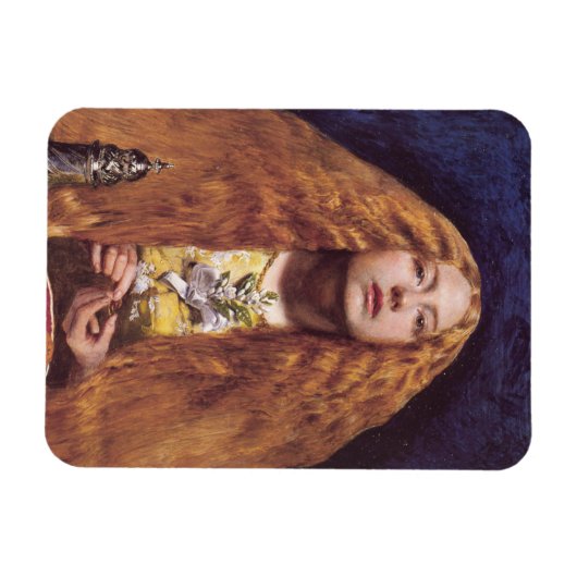 『花嫁の介添え』(はなよめのかいぞえ、The Bridesmaid)(ジョン・エバレット・ミレーイズ マグネット (横)