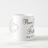 花嫁の付き添い（フラワーガール）のカップ コーヒーマグカップ (正面左)