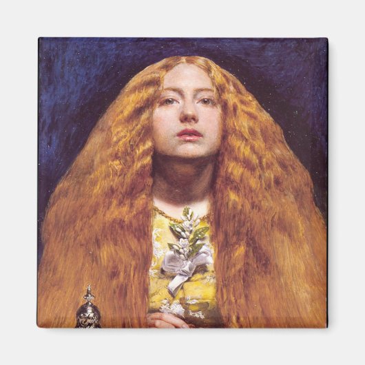 『花嫁の付添人』(はなよめのふそいじん、The Bridesmaid)、1851年頃 by ジョン・ マグネット (正面)