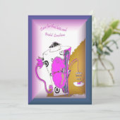 花嫁の仲間たちのランチ会への招待状 招待状 (スタンド正面)