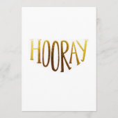 花嫁の仲間のための結婚式のスケジュール プログラム (裏面)