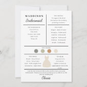 花嫁の仲間情報カード サンキューカード (正面)