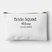花嫁の仲間 ブライズメイド 名前追加  bachelorette party アクセサリーポーチ (裏面)