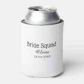 花嫁の仲間 ブライズメイド 名前追加  bachelorette party 缶クーラー (缶正面)