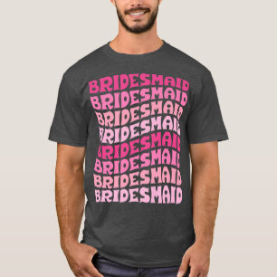 花嫁の仲間 私と一緒 チーム レトロ バチェロレッテ パーティー ブライズメイド Tシャツ