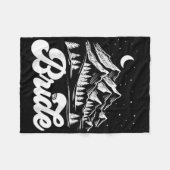 花嫁の仲間 花嫁 バチェロレッテパーティー 花嫁の友達 H フリースブランケット (正面(横))