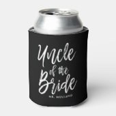 花嫁の伯父 |スクリプトスタイルカスタム結婚式 缶クーラー (缶正面)