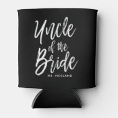 花嫁の伯父 |スクリプトスタイルカスタム結婚式 缶クーラー (正面)