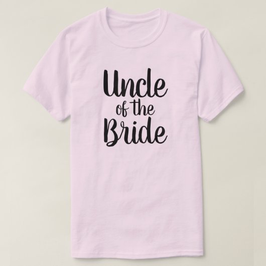 花嫁の伯父 Tシャツ (デザイン正面)