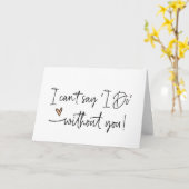 花嫁の伴娘にお願いするためのカード カード (黄色い花)