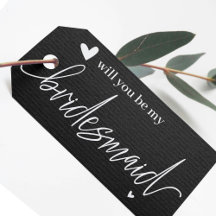 花嫁の伴娘にお願いするタグ