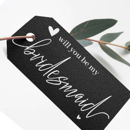 花嫁の伴娘にお願いするタグ ギフトタグ